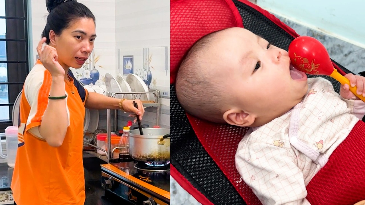 What Happened to Baby Kim While Mom Was Cooking?