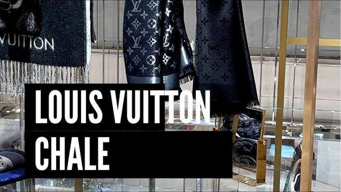 Louis Vuitton Monogram Shawl Black UNBOXING, REVIEW & TRY ON 