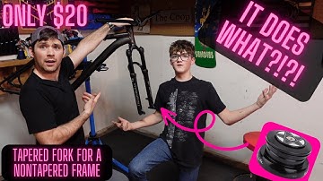 Watch This Before Upgrading Your Budget Mountain Bike Fork - Risk Non Tapered Headset Adapter