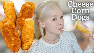 Easy Cheese Corn Dogs | Cook & Eat With Me