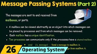 Message Passing Systems (Part 2)