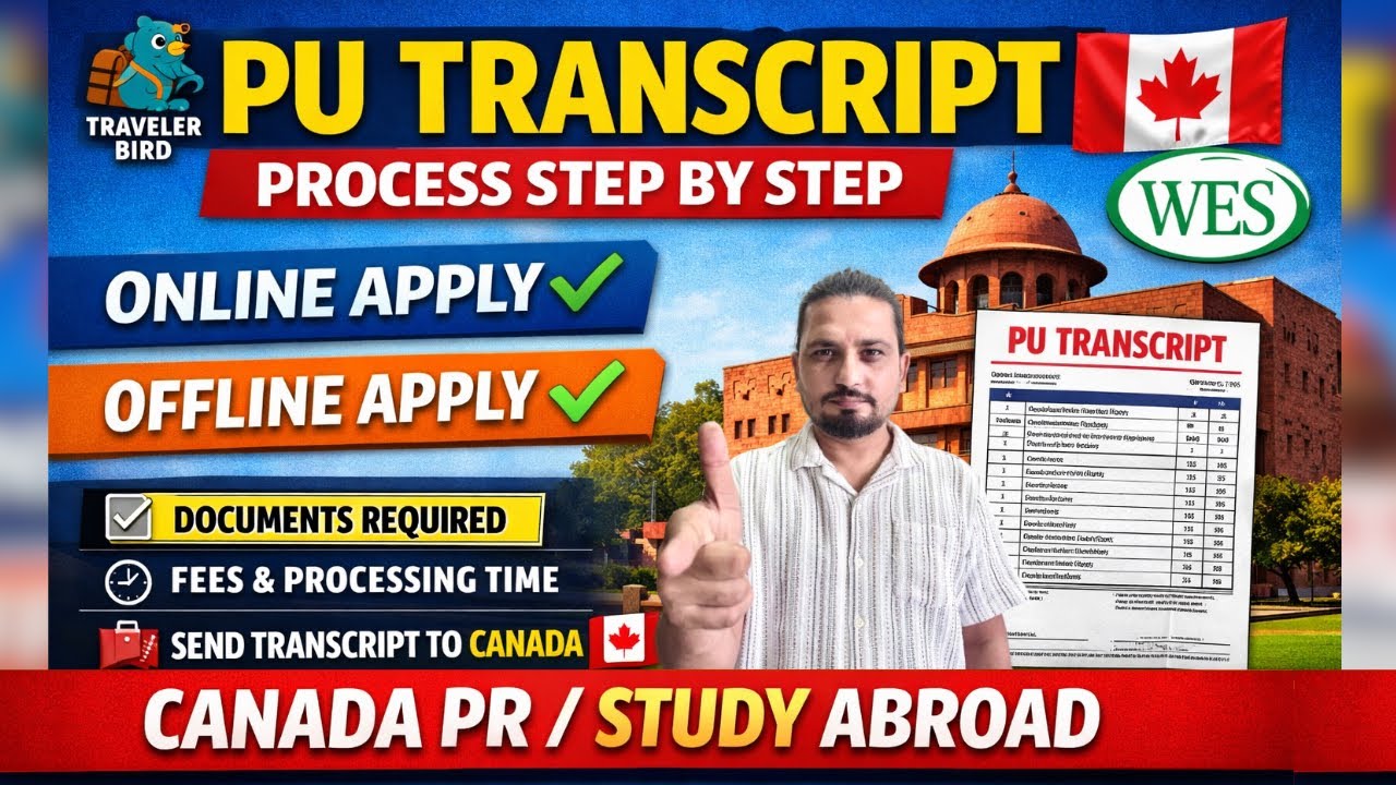 PU Transcript Process Step by Step | Online & Offline Application | WES & University 