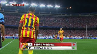 THE DAY NEYMAR SUBSTITUTED AND CHANGED THE GAME FOR BARCELONA!