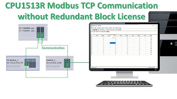 1513R Modbus TCP Master #siemens #modbus #wincc #automation #s7300 #tia #plc #programming