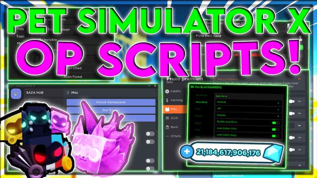 Pet Simulator X Script GUI: Auto Farm, Auto Eggs & More – Caked By Petite