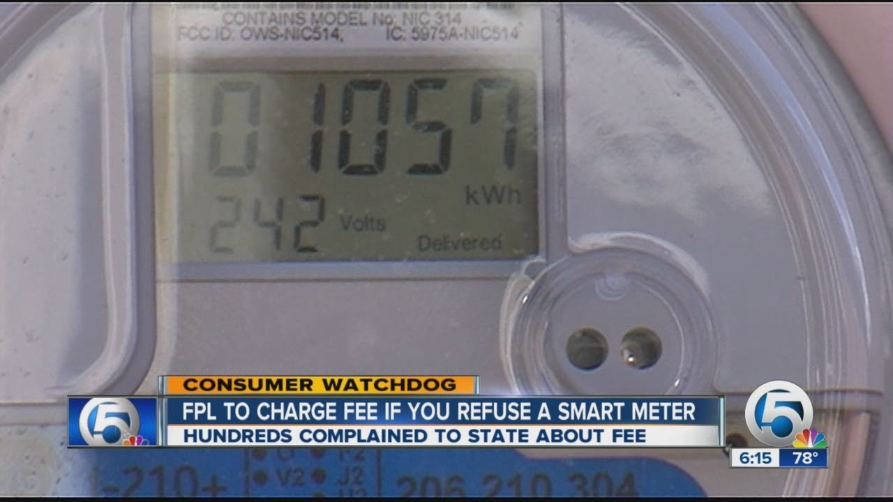 FPL to charge fee if you refuse a smart meter - YouTube