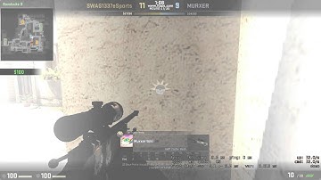 CS:GO AWP Double Headshot through Smoke