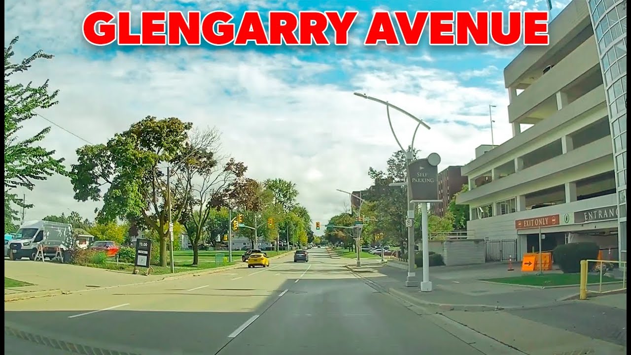 Driving around in Windsor (Glengarry Avenue, Howard Avenue, Riverside Drive)