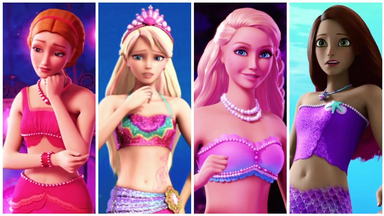 Top 10 Mermaid Characters in Barbie Movies YouTube