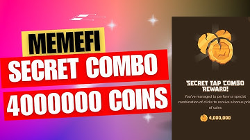 Memefi Secret Reward Combo |Memefi 4,000,000 Coins Code | Memefi Today Combo | #memefi
