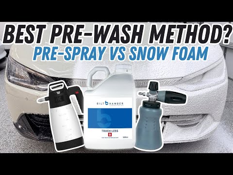 Pre-Spray vs Snow Foam - Which Pre-Wash Method Actually Works Better?