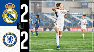 Real Madrid 2-2 Chelsea FC | HIGHLIGHTS | Women's Champions League 2023\/24