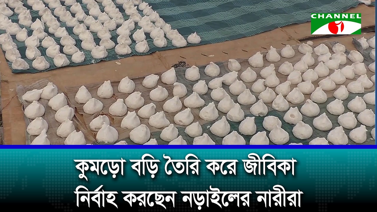 কুমড়ো বড়ি তৈরি করে জীবিকা নির্বাহ করছেন নড়াইলের নারীরা