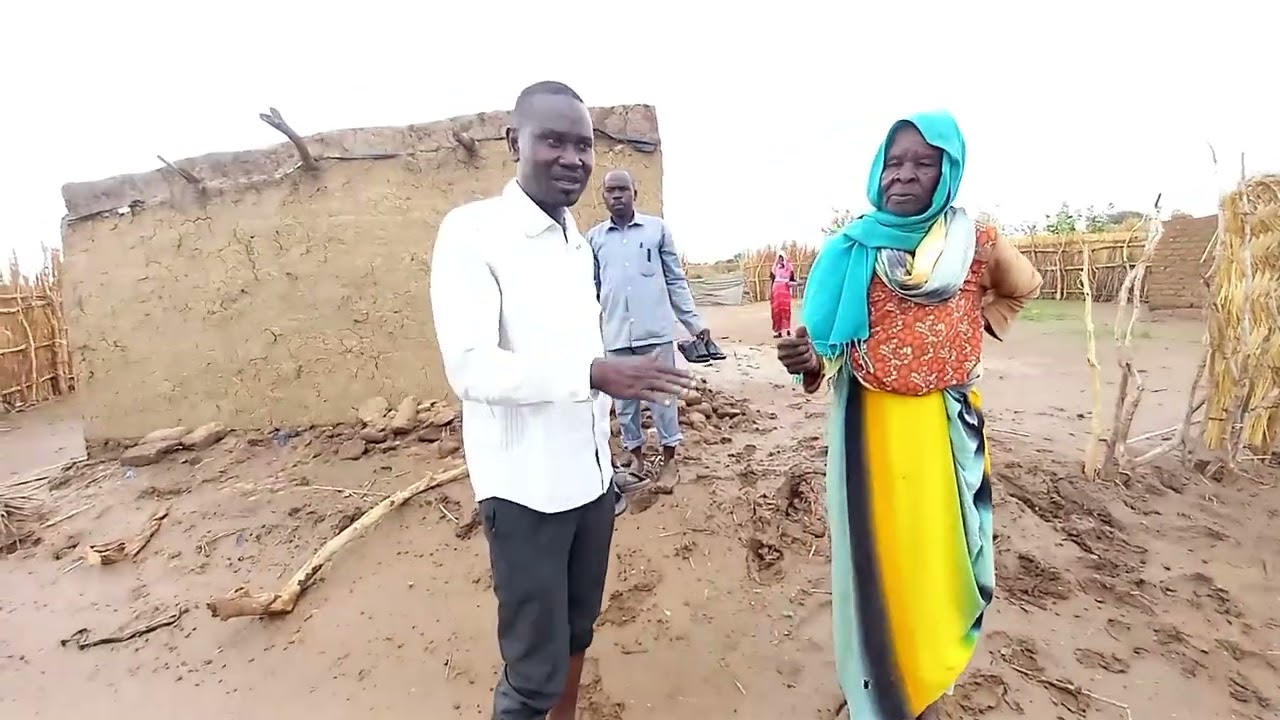 السيول والفيضانات تجتاح معسكر عطاش للنازحين بولاية جنوب دارفور #خريف #_ مخلفات السيول