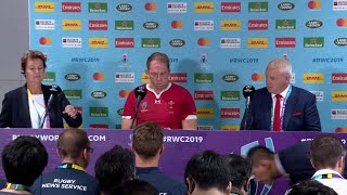AW Jones and Warren Gatland post match interview | Australia v Wales Update