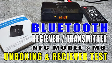 Bluetooth Reciever Transmitter NFC M6 | Bluetooth Reciever Setup | Bluetooth Transmitter Setup