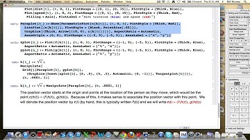 Parametric Curves, Part 19 (More on vectors, including an intro to velocity vectors)
