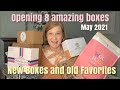 Opening 8 Amazing Subscription Boxes | May 2021 | New Boxes and Old Favorites