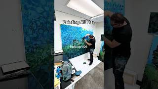 Why I Use Hand-Cut Stencils in Abstract Figurative Art | 14-Hour Shift in the Art Studio