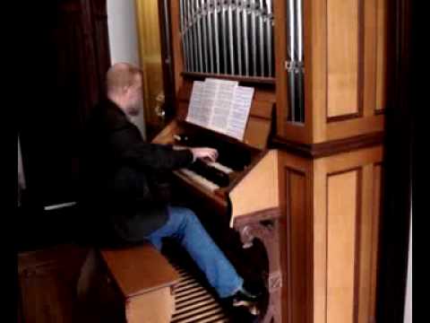 ELGAR: Sursum Corda, played on Vocalion reed organ