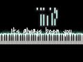 Its always been you - Caleb Hearn | Piano Tutorial