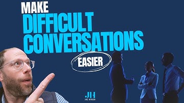 How to make difficult conversations easier