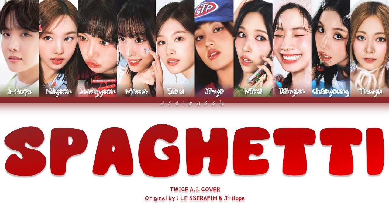 LE SSERAFIM SPAGHETTI youtube 2.0 チェウォン le sserafim - spaghetti (member ver.) (slowed + reverb) - YouTube