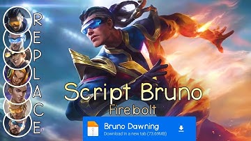 Script Skin Bruno Dawning - Firebolt No Password | Full Effect Voice | Patch Terbaru