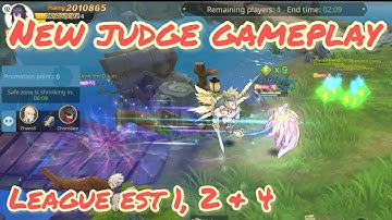 First LEAGUE as JUDGE (Est 1, 2 & 4)