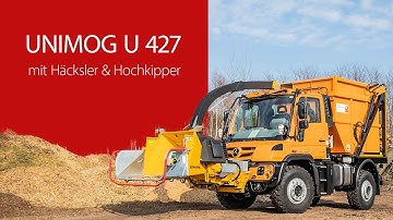 UNIMOG IM EINSATZ | U427 mit Hacker & Hochkipper