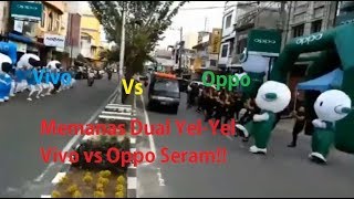 Memanas Duel Yel Yel Vivo vs Oppo Seram!!