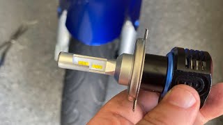 Suzuki SV650 LED headlight H4 conversion easy!