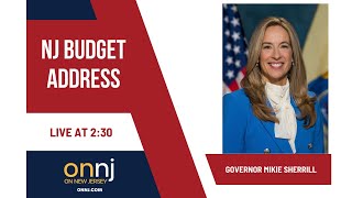 NJ Budget Address Live