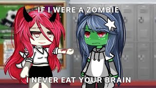 [🧟‍♂️] . if i were a zombie.... ! [] Gachalife | old trend ,! [] Not original !
