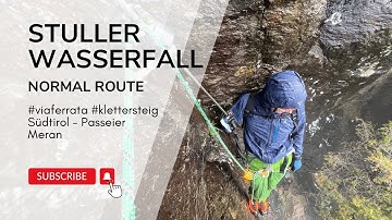 Via Ferrata – Stuller Waterfall | Wet & Dramatic Climb in Passeiertal (South Tyrol)