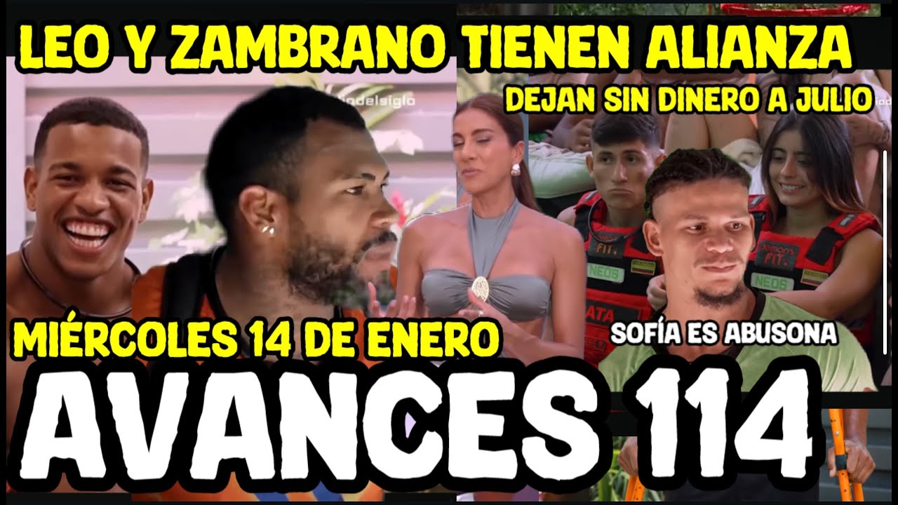 EL DESAFÍO DEL SIGLO AVANCES (CAPÍTULO 114) LEO Y ZAMBRANO TIENEN ALIANZA pierde a proposito