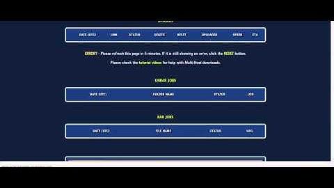 Remote Upload mass links