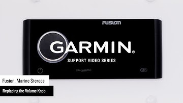 Garmin Support | Fusion® Marine Stereos | Volume Knob Replacement