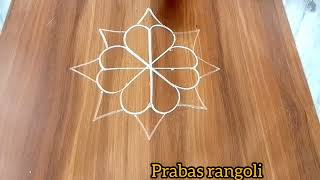 Easy Friday Rangoli Flower Design Simple Kolameasy Muggulutraditional Rangoli