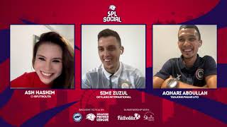 Spl Social Episode 3 - Geylang Internationals Sime Zuzul And Tanjong Pagar Uniteds Aqhari Abdullah