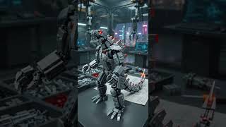 Lego Mechagodzilla Assembling