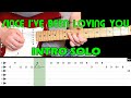 SINCE I'VE BEEN LOVING YOU - Guitar lesson -  Guitar intro solo (with tabs) - Led Zeppelin