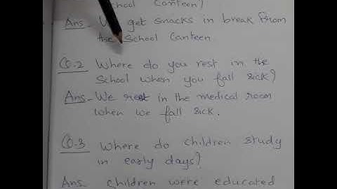 Ecps class 1EVS Chapter 14 Our School part 3