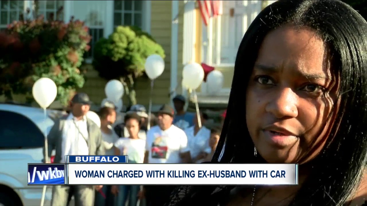 Woman accused of killing ex-husband with car - YouTube