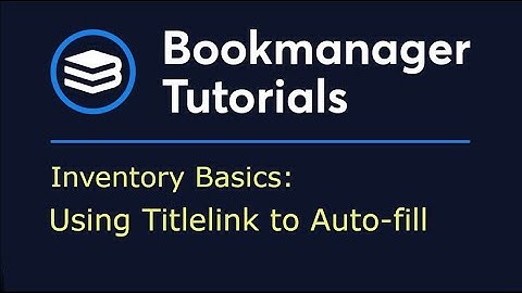 Using Titlelink to Auto-fill