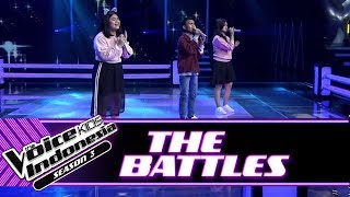 Octrin & Shandy & Teresa 'Ayah' | Battle Rounds | The Voice Kids Indonesia Season 3 GTV 2018