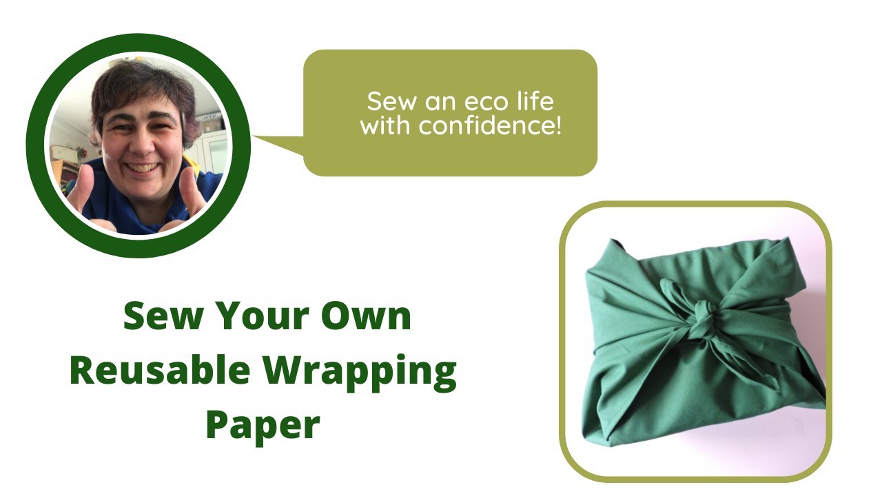 Sew Your Own Reusable Wrapping Paper with Mitred Corners