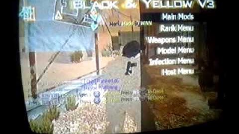 Mw2 black and yellow mod menu