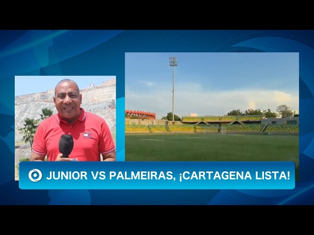 Ambiente previo al Junior vs. Palmeiras por Libertadores en Cartagena