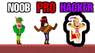 NOOB vs PRO vs HACKER - Bowmaster screenshot 5